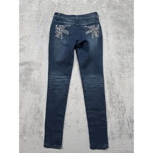 Sophia's Jeans Womens Blue‎ Skinny Jeans Size 5 Embroidered